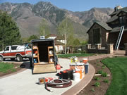 Allstate Animal Control technicians on a house call